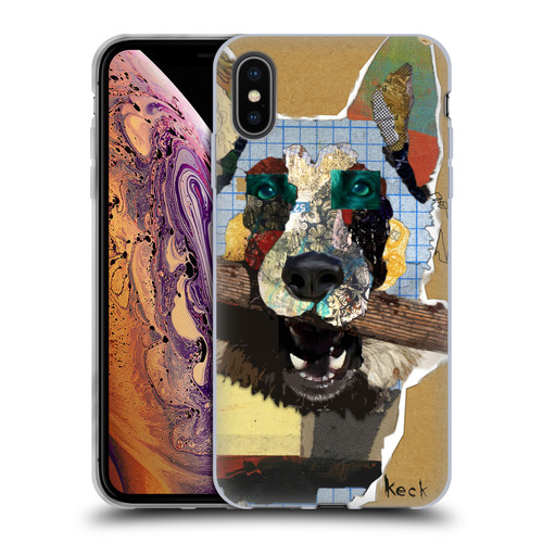 Michel Keck Dogs 3 German Shepherd Soft Gel Case for Apple iPhone XS Max