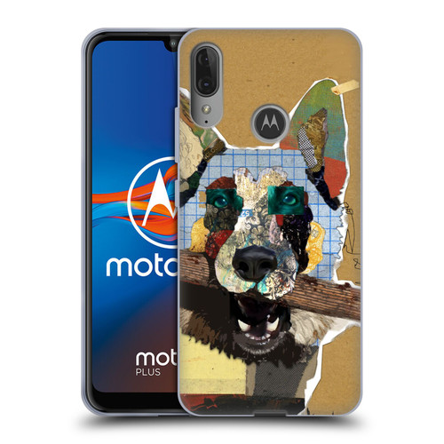 Michel Keck Dogs 3 German Shepherd Soft Gel Case for Motorola Moto E6 Plus