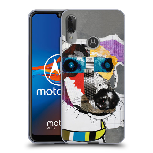Michel Keck Dogs 3 Greyhound Soft Gel Case for Motorola Moto E6 Plus