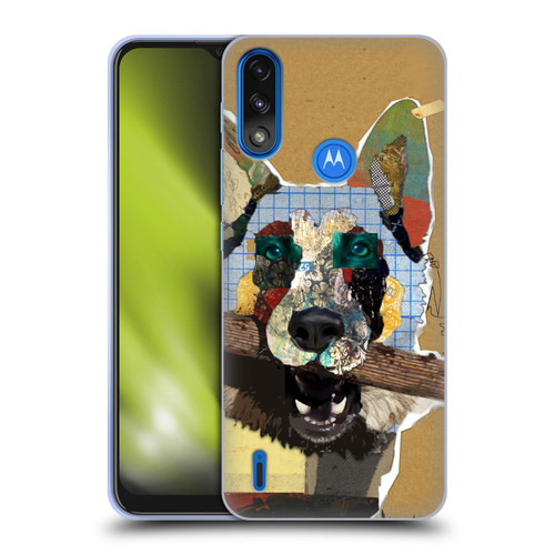 Michel Keck Dogs 3 German Shepherd Soft Gel Case for Motorola Moto E7 Power / Moto E7i Power