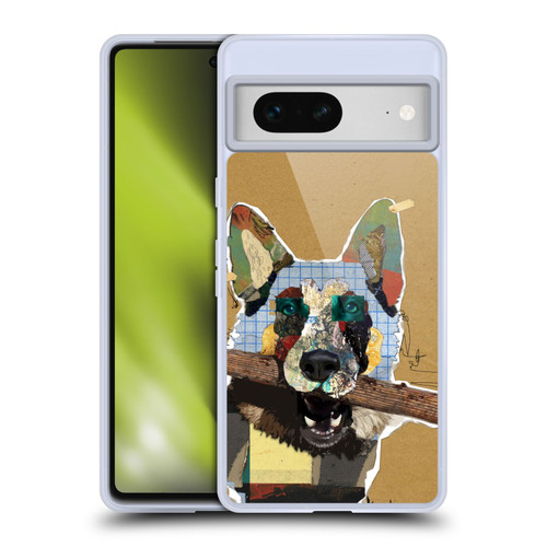 Michel Keck Dogs 3 German Shepherd Soft Gel Case for Google Pixel 7