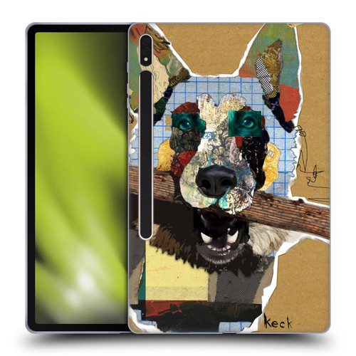 Michel Keck Dogs 3 German Shepherd Soft Gel Case for Samsung Galaxy Tab S8 Plus