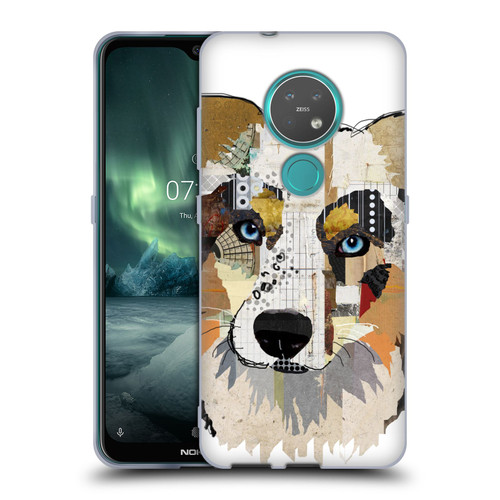 Michel Keck Dogs 3 Australian Shepherd Soft Gel Case for Nokia 6.2 / 7.2