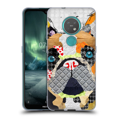 Michel Keck Dogs 3 French Bulldog Soft Gel Case for Nokia 6.2 / 7.2