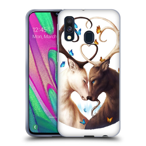 Jonas "JoJoesArt" Jödicke Wildlife Deer Soft Gel Case for Samsung Galaxy A40 (2019)