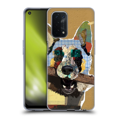 Michel Keck Dogs 3 German Shepherd Soft Gel Case for OPPO A54 5G