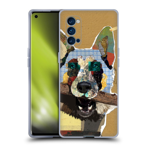 Michel Keck Dogs 3 German Shepherd Soft Gel Case for OPPO Reno 4 Pro 5G