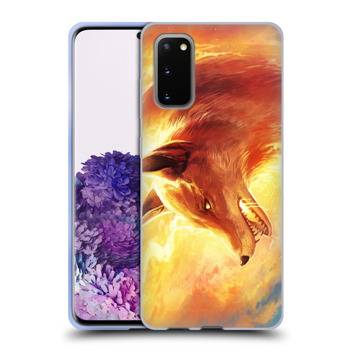 Jonas "JoJoesArt" Jödicke Wildlife Fire Fox Soft Gel Case for Samsung Galaxy S20 / S20 5G