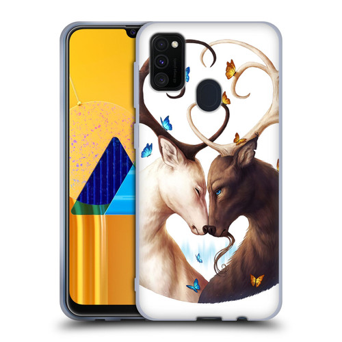 Jonas "JoJoesArt" Jödicke Wildlife Deer Soft Gel Case for Samsung Galaxy M30s (2019)/M21 (2020)