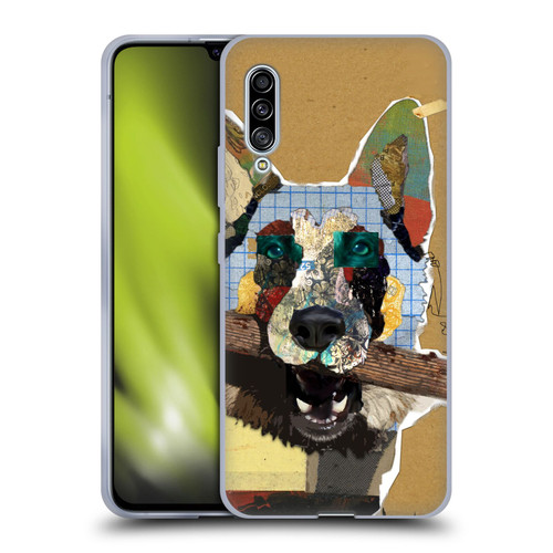 Michel Keck Dogs 3 German Shepherd Soft Gel Case for Samsung Galaxy A90 5G (2019)