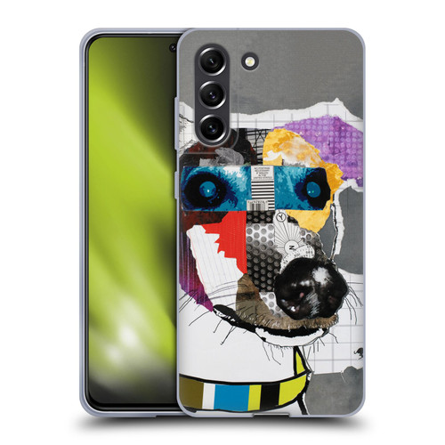 Michel Keck Dogs 3 Greyhound Soft Gel Case for Samsung Galaxy S21 FE 5G