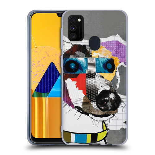 Michel Keck Dogs 3 Greyhound Soft Gel Case for Samsung Galaxy M30s (2019)/M21 (2020)