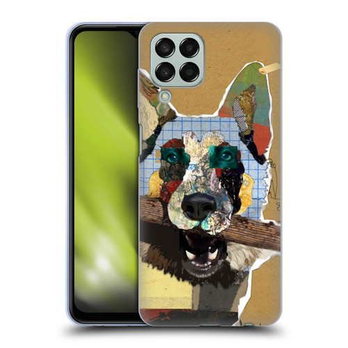 Michel Keck Dogs 3 German Shepherd Soft Gel Case for Samsung Galaxy M33 (2022)