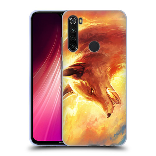 Jonas "JoJoesArt" Jödicke Wildlife Fire Fox Soft Gel Case for Xiaomi Redmi Note 8T