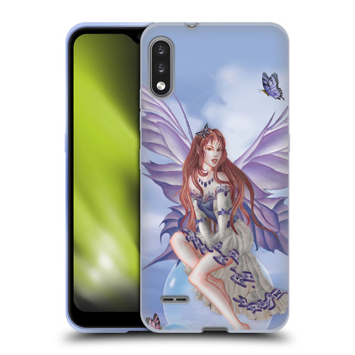 Nene Thomas Bubbles Purple Lace Fairy On Cat Soft Gel Case for LG K22