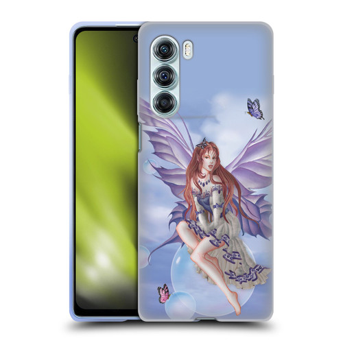 Nene Thomas Bubbles Purple Lace Fairy On Cat Soft Gel Case for Motorola Edge S30 / Moto G200 5G