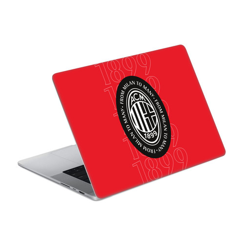 AC Milan Art 1899 Black Logo Vinyl Sticker Skin Decal Cover for Apple MacBook Pro 16" A2485 / A3428 / A3429