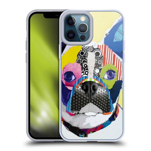 Michel Keck Dogs Boston Terrier Soft Gel Case for Apple iPhone 12 Pro Max