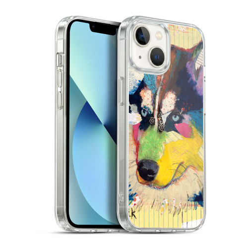 Michel Keck Dogs Husky Soft Gel Case for Apple iPhone 13