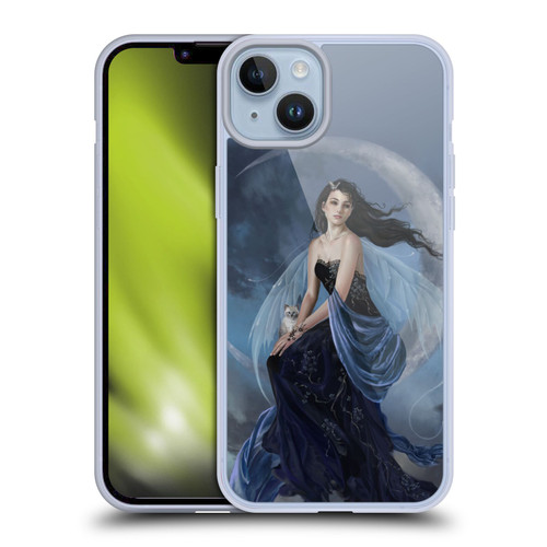 Nene Thomas Crescents Moon Indigo Fairy Soft Gel Case for Apple iPhone 14 Plus