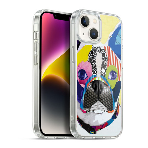 Michel Keck Dogs Boston Terrier Soft Gel Case for Apple iPhone 14