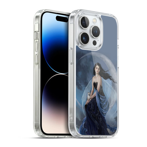 Nene Thomas Crescents Moon Indigo Fairy Soft Gel Case for Apple iPhone 14 Pro & MagSafe
