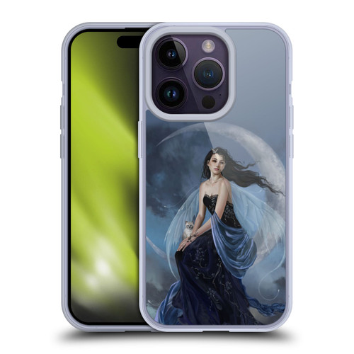 Nene Thomas Crescents Moon Indigo Fairy Soft Gel Case for Apple iPhone 14 Pro