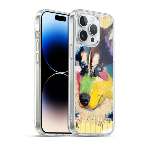 Michel Keck Dogs Husky Soft Gel Case for Apple iPhone 14 Pro Max & MagSafe