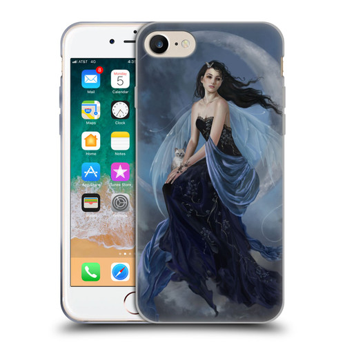 Nene Thomas Crescents Moon Indigo Fairy Soft Gel Case for Apple iPhone 7 / 8 / SE 2020 & 2022