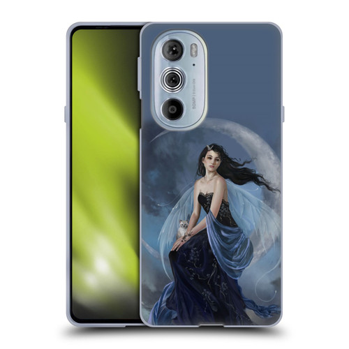 Nene Thomas Crescents Moon Indigo Fairy Soft Gel Case for Motorola Edge X30