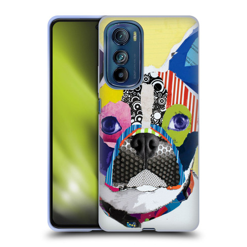 Michel Keck Dogs Boston Terrier Soft Gel Case for Motorola Edge 30