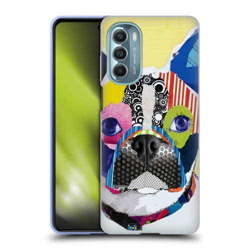 Michel Keck Dogs Boston Terrier Soft Gel Case for Motorola Moto G Stylus 5G (2022)