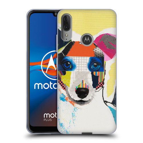 Michel Keck Dogs Whippet Soft Gel Case for Motorola Moto E6 Plus
