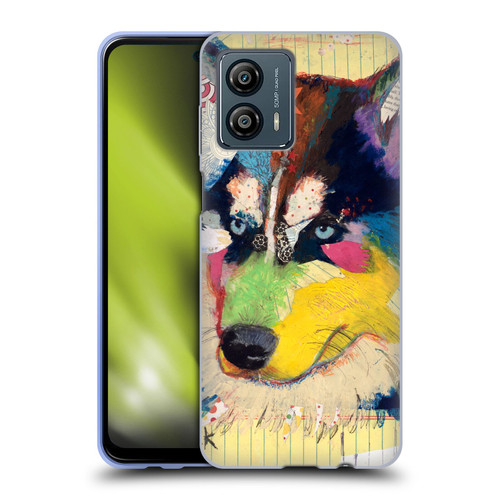 Michel Keck Dogs Husky Soft Gel Case for Motorola Moto G53 5G