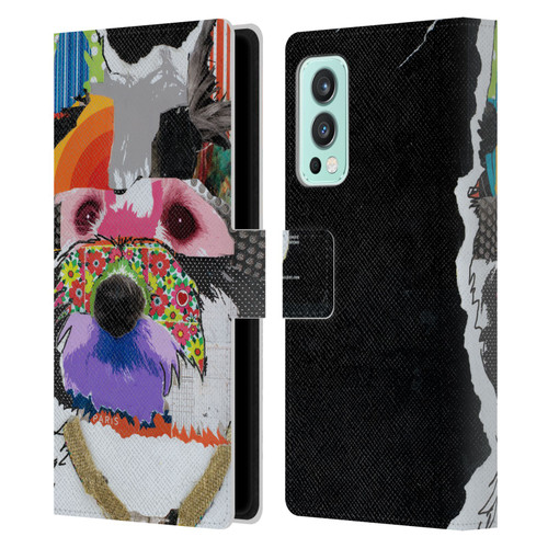 Michel Keck Dogs Westie Leather Book Wallet Case Cover For OnePlus Nord 2 5G