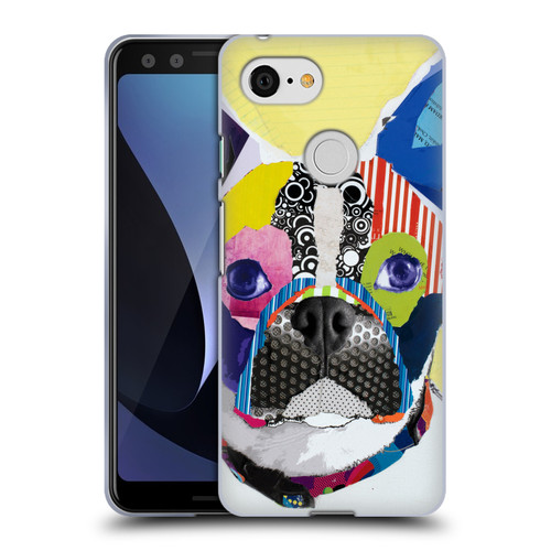 Michel Keck Dogs Boston Terrier Soft Gel Case for Google Pixel 3