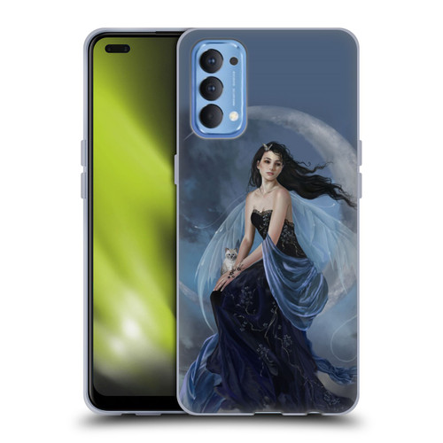 Nene Thomas Crescents Moon Indigo Fairy Soft Gel Case for OPPO Reno 4 5G