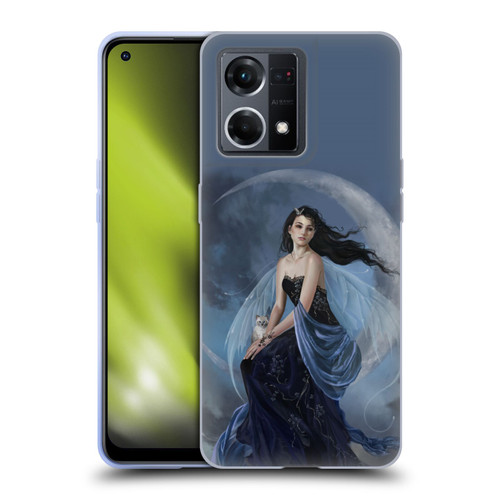 Nene Thomas Crescents Moon Indigo Fairy Soft Gel Case for OPPO Reno8 4G