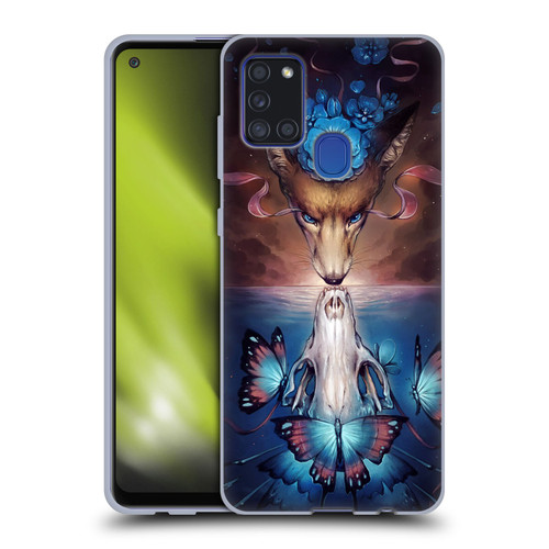 Jonas "JoJoesArt" Jödicke Wildlife 2 Beautiful Death Soft Gel Case for Samsung Galaxy A21s (2020)