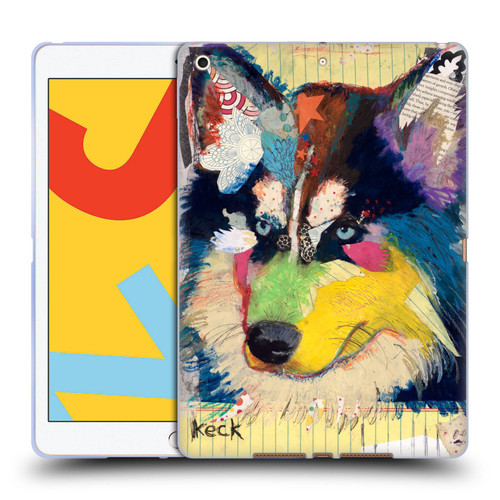 Michel Keck Dogs Husky Soft Gel Case for Apple iPad 10.2 2019/2020/2021