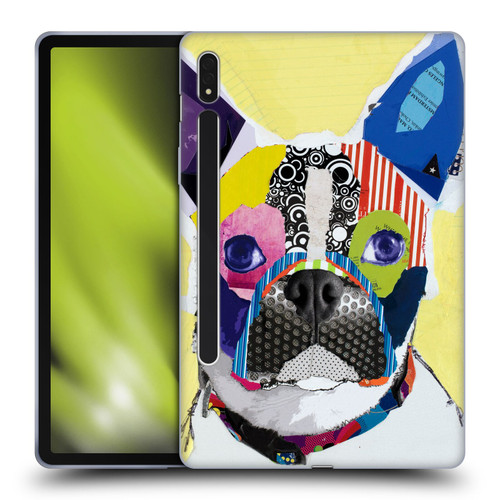 Michel Keck Dogs Boston Terrier Soft Gel Case for Samsung Galaxy Tab S8