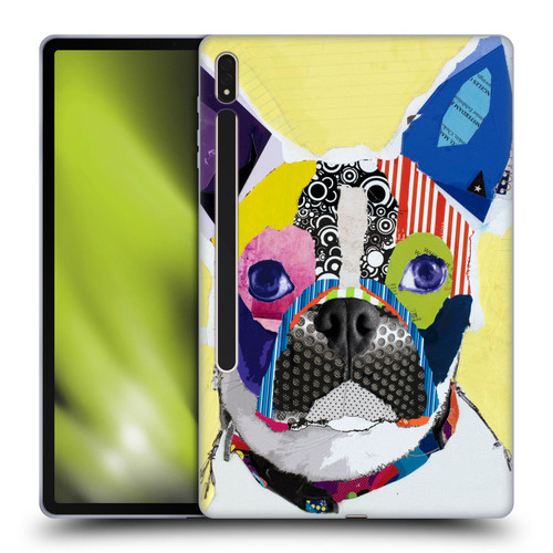 Michel Keck Dogs Boston Terrier Soft Gel Case for Samsung Galaxy Tab S8 Plus