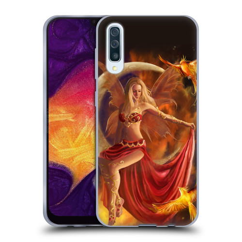 Nene Thomas Crescents Fire Fairy On Moon Phoenix Soft Gel Case for Samsung Galaxy A50/A30s (2019)