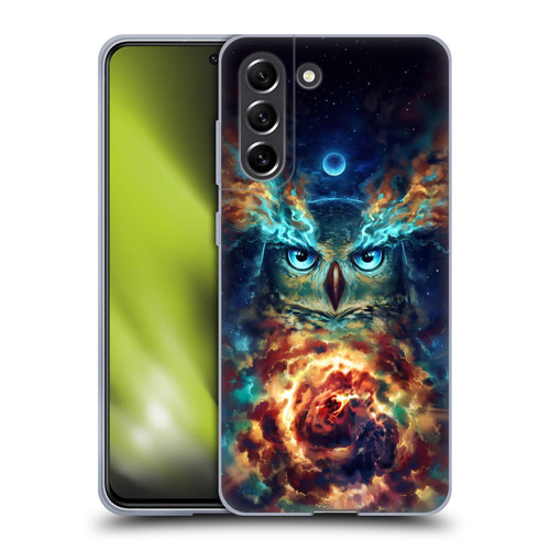 Jonas "JoJoesArt" Jödicke Wildlife 2 Aurowla Soft Gel Case for Samsung Galaxy S21 FE 5G