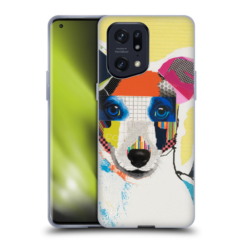 Michel Keck Dogs Whippet Soft Gel Case for OPPO Find X5 Pro