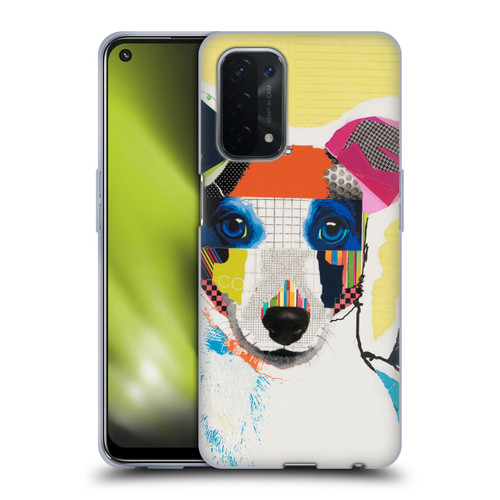 Michel Keck Dogs Whippet Soft Gel Case for OPPO A54 5G