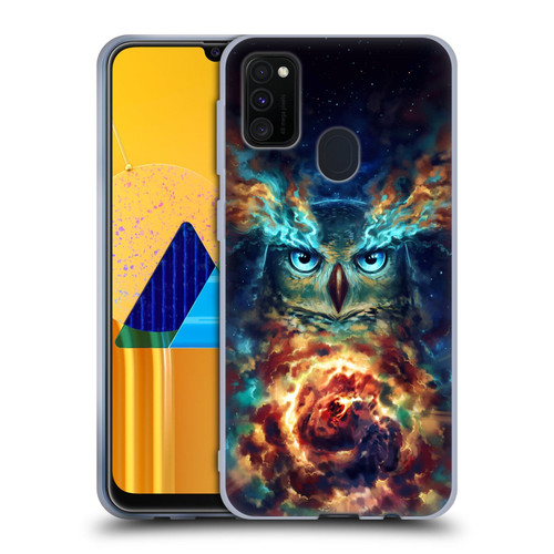 Jonas "JoJoesArt" Jödicke Wildlife 2 Aurowla Soft Gel Case for Samsung Galaxy M30s (2019)/M21 (2020)
