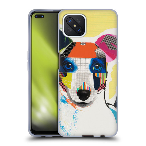 Michel Keck Dogs Whippet Soft Gel Case for OPPO Reno4 Z 5G