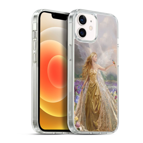 Nene Thomas Deep Forest Gold Angel Fairy With Bird Soft Gel Case for Apple iPhone 12 / iPhone 12 Pro & MagSafe