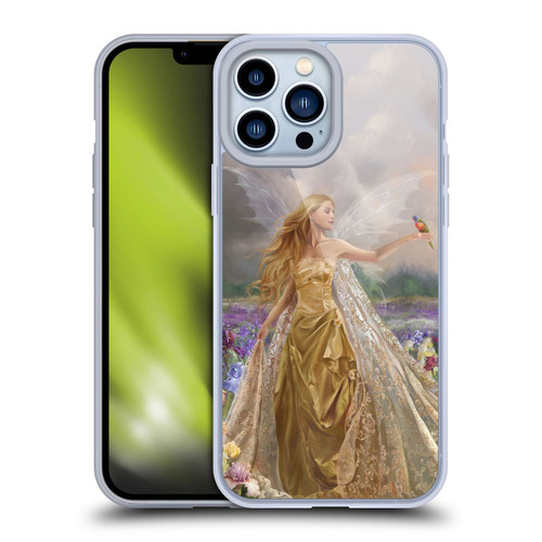 Nene Thomas Deep Forest Gold Angel Fairy With Bird Soft Gel Case for Apple iPhone 13 Pro Max